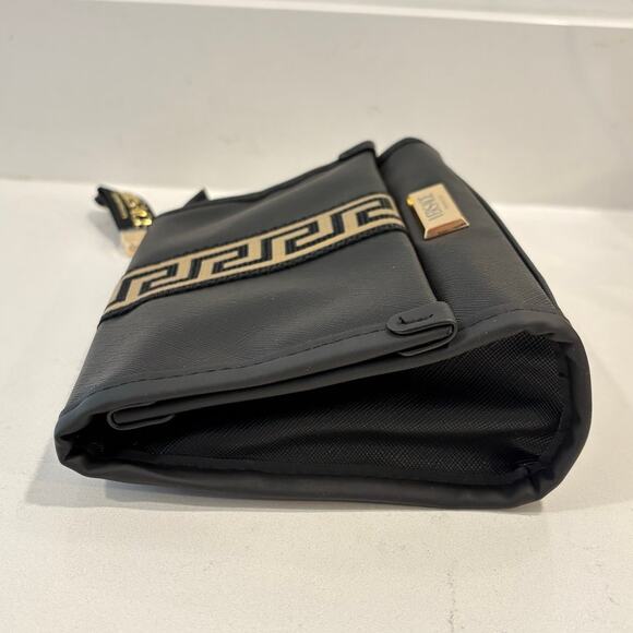 New Versace Cosmetic Bag Black & Gold Perfumes Bag New Bath, Travel Pouch - Picture 7 of 13